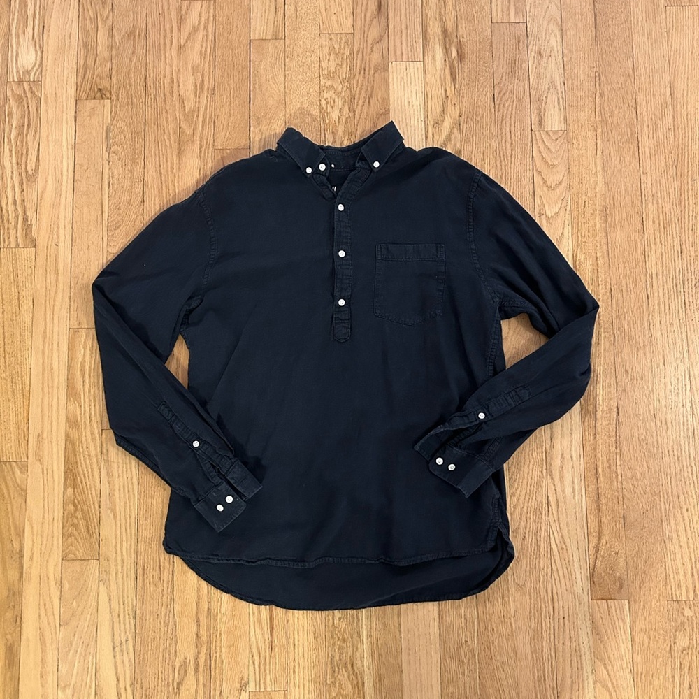 H&M Regular Fit Pullover Button Down